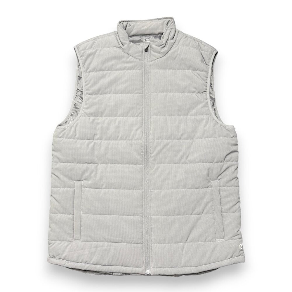 Right of Way Men's Gray Puffer Vest Size Large